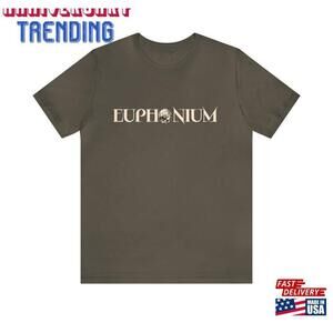 Euphonium Shirt Music Skull Tee Unisex